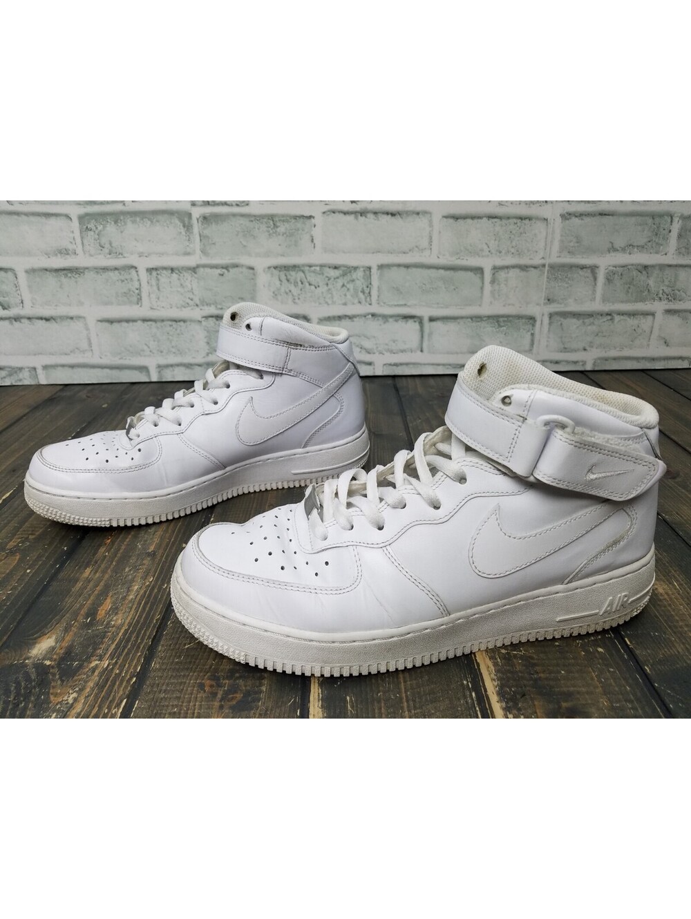 Nike Air Force 1 ‘08 Mid Shoes White 315123-111 Athletic Sneakers Men's 8.5
